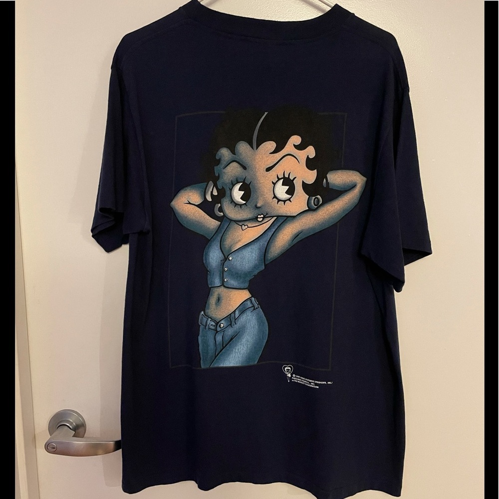 Vintage Betty Boop Double Sided T-Shirt Large